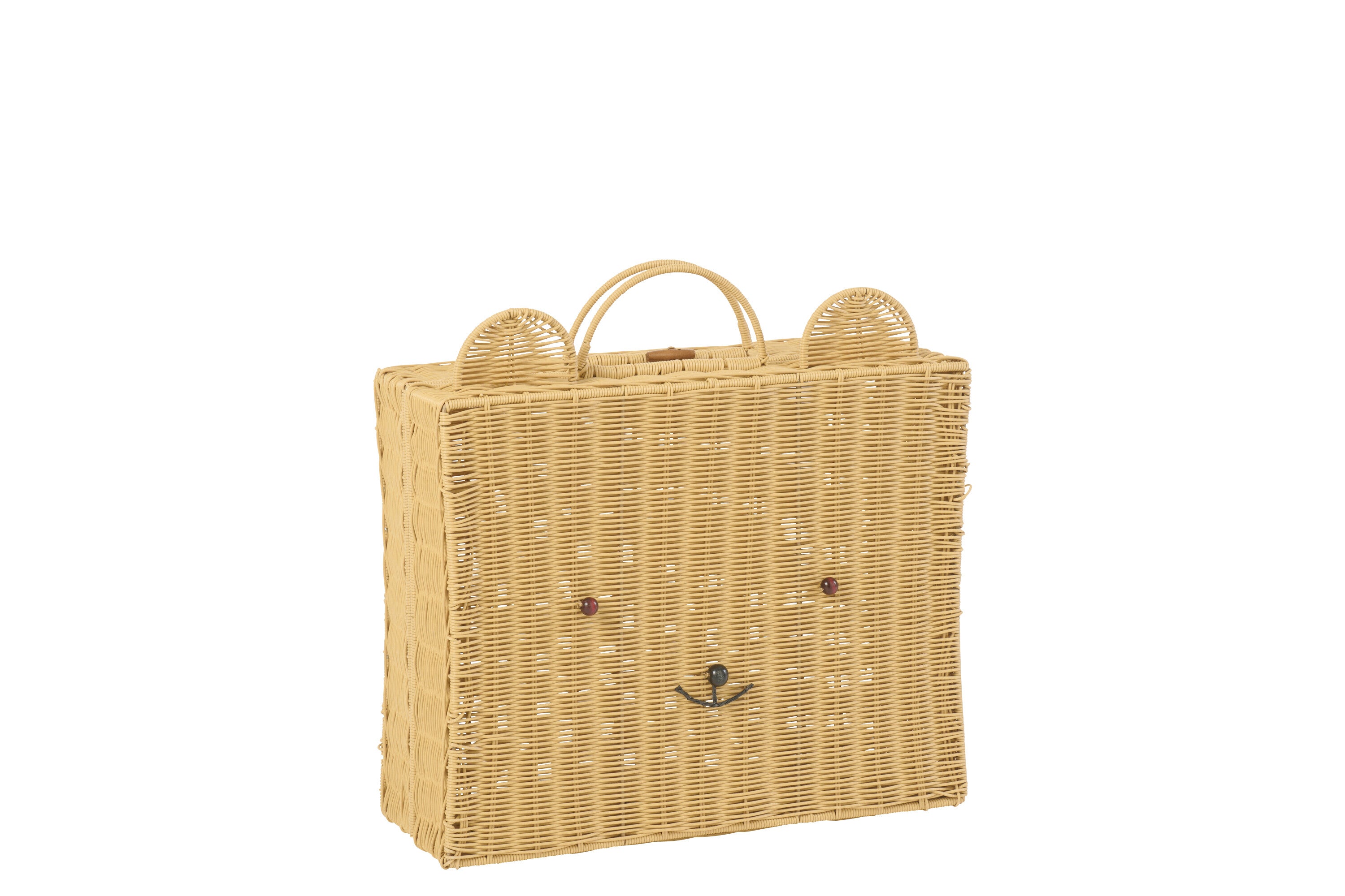 Mand Koffer Kunststof Naturel Large J-Line