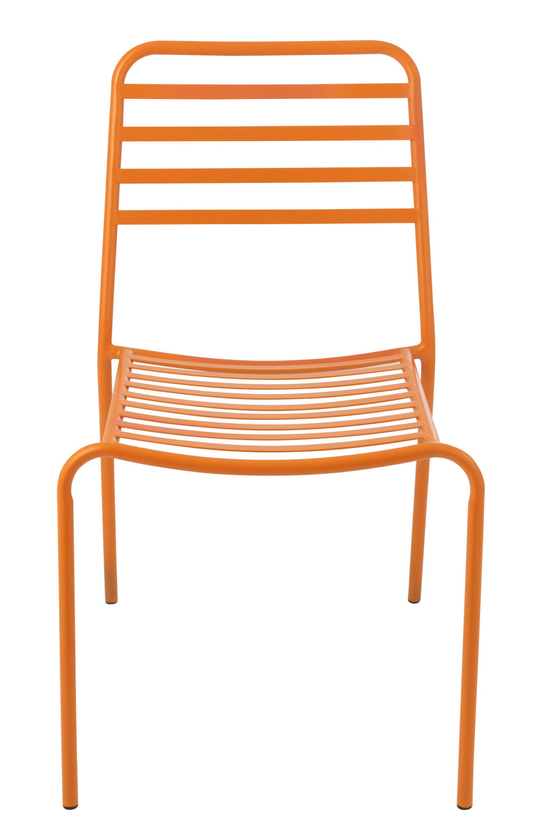 Tuinstoel Gestreept Metaal Oranje J-Line