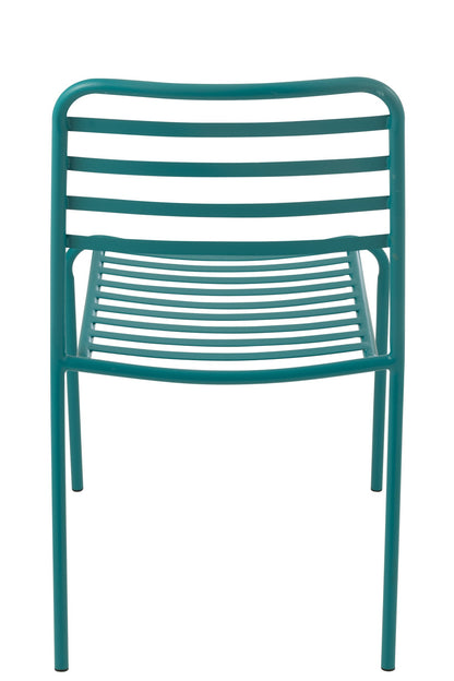 Tuinstoel Dedi Turquoise Metaal J-Line