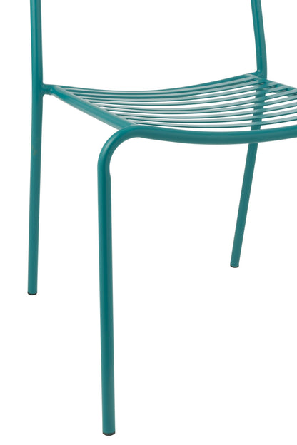 Tuinstoel Dedi Turquoise Metaal J-Line