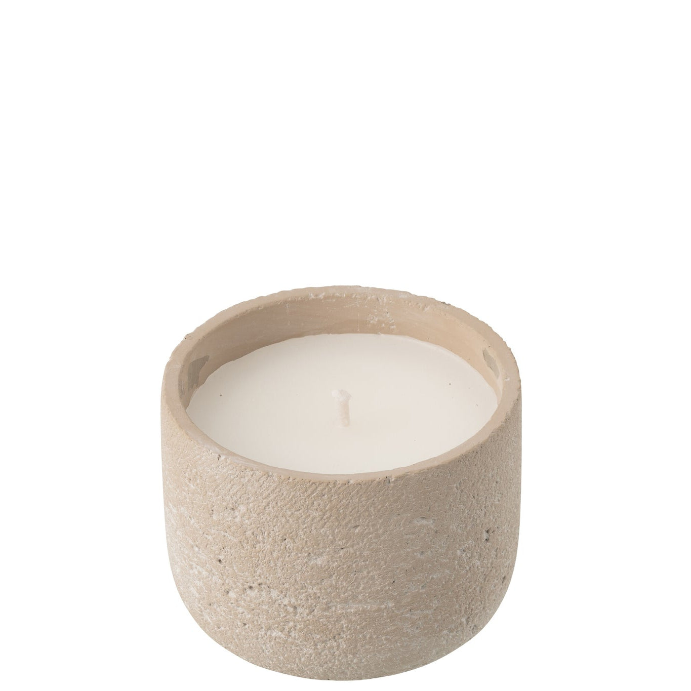 Buitenkaars 16h Rond Paraffine Lichtbeige Small J-line