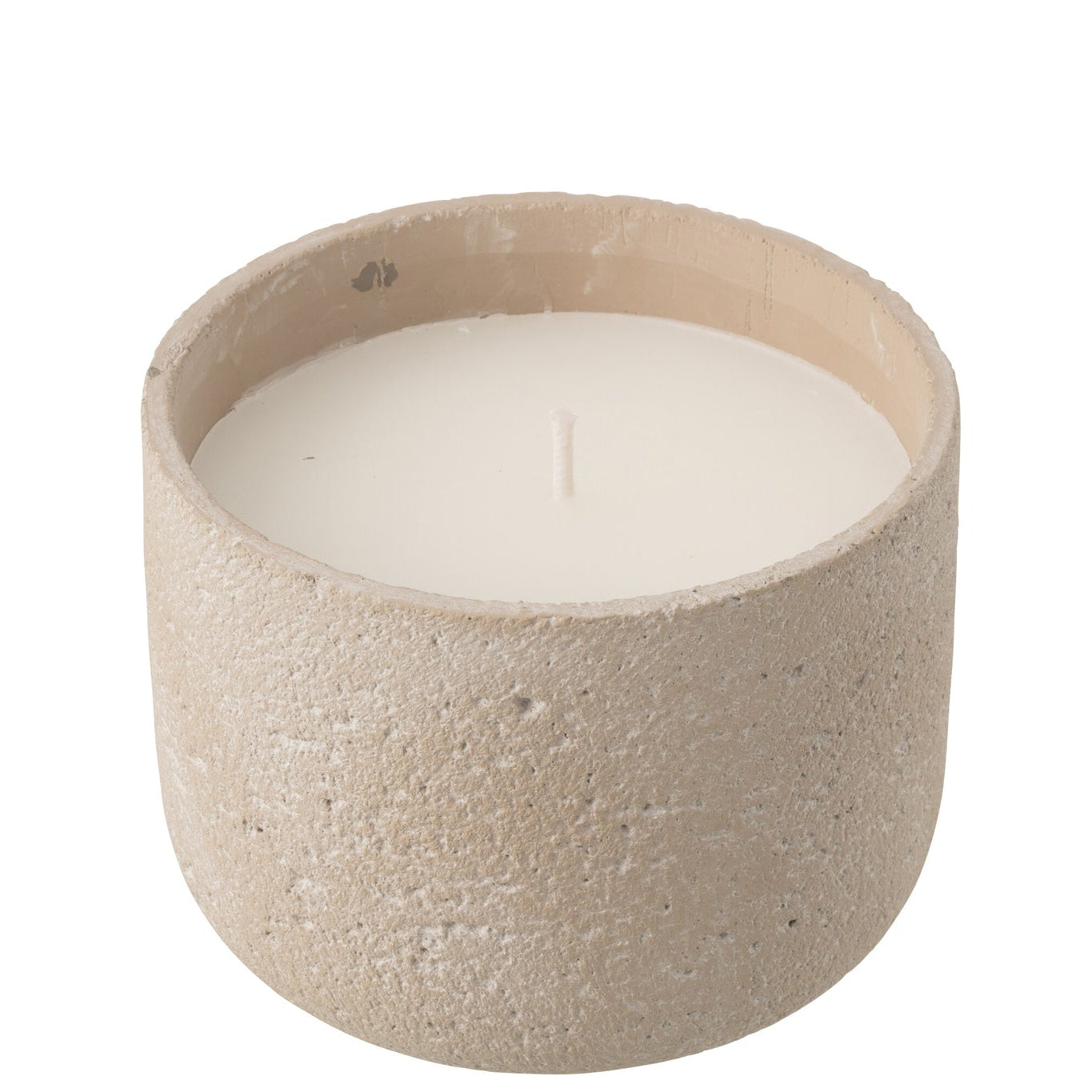 Buitenkaars 47h Rond Paraffine Lichtbeige Large J-Line
