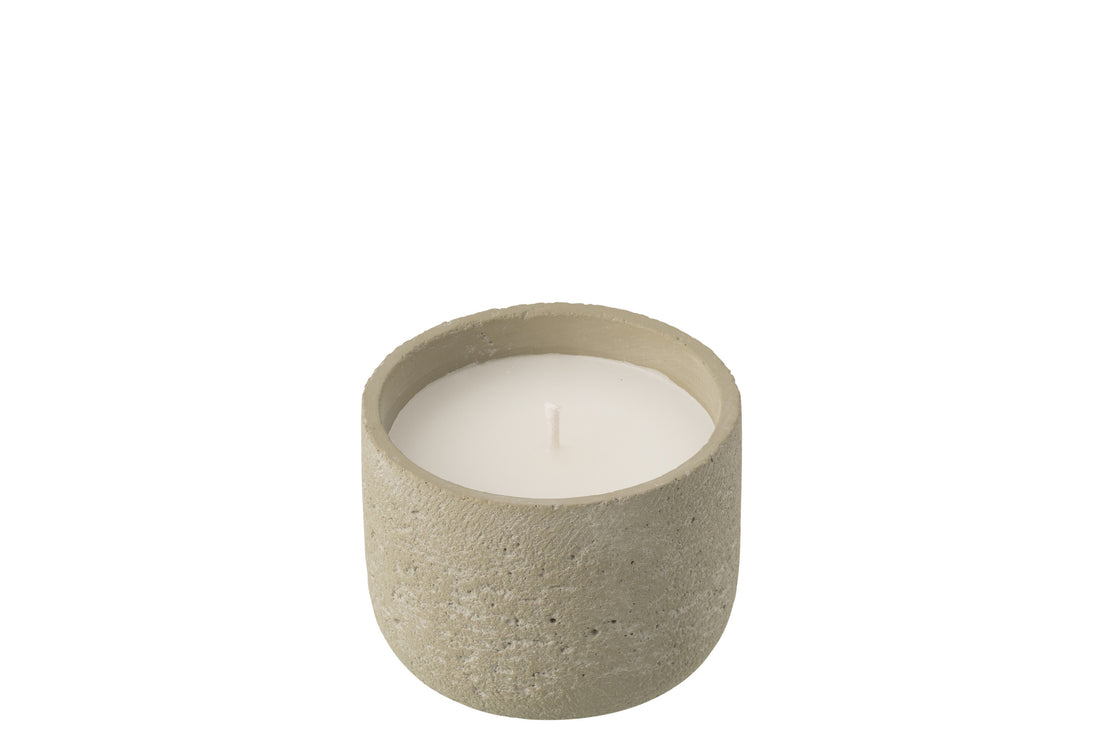 Buitenkaars 16h Rond Paraffine Lichtgroen Small J-Line