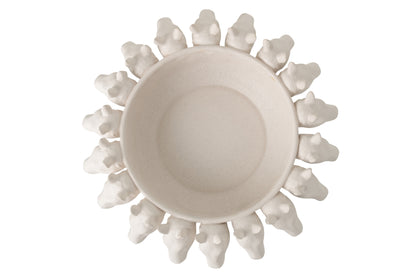 Decoratieve Keramische Schaal Paard Off-White J-Line