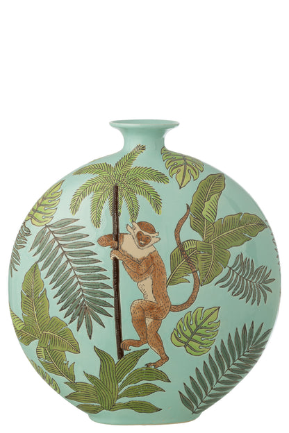 Vaas Aap Porselein Meerkleurig Large 40xb17x43cm J-line