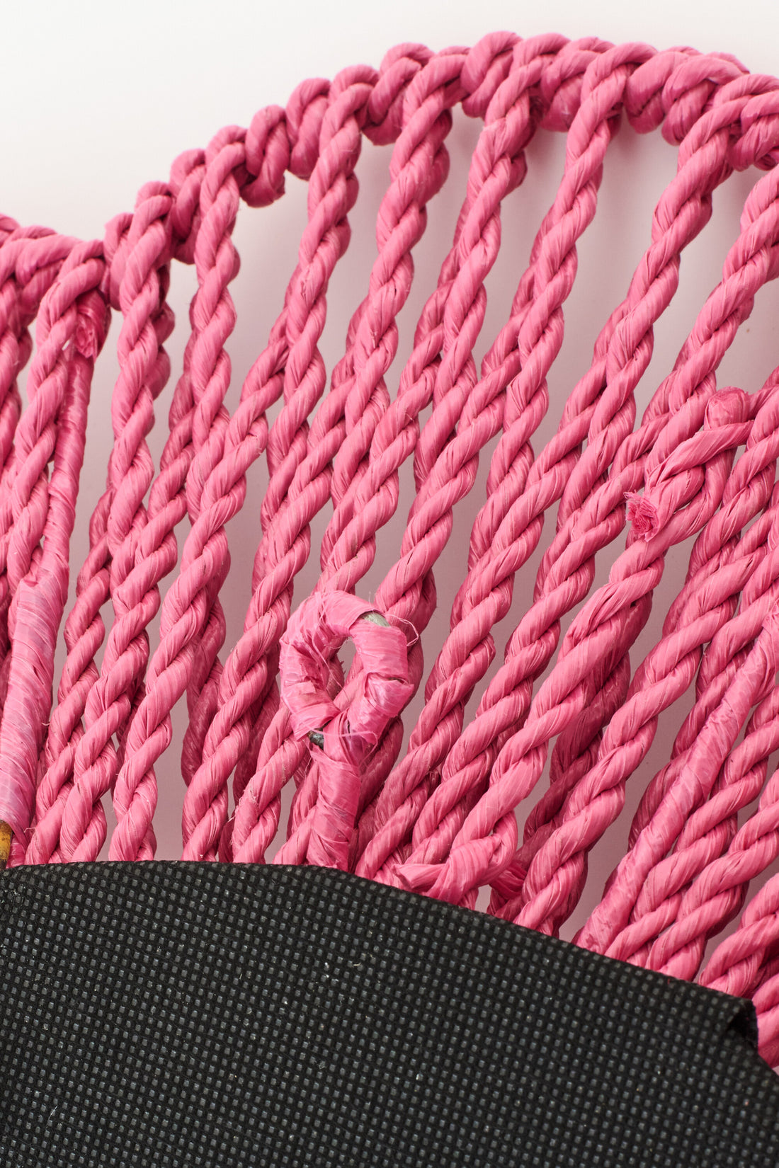 Wandspiegel Raffia Donkerroze J-Line