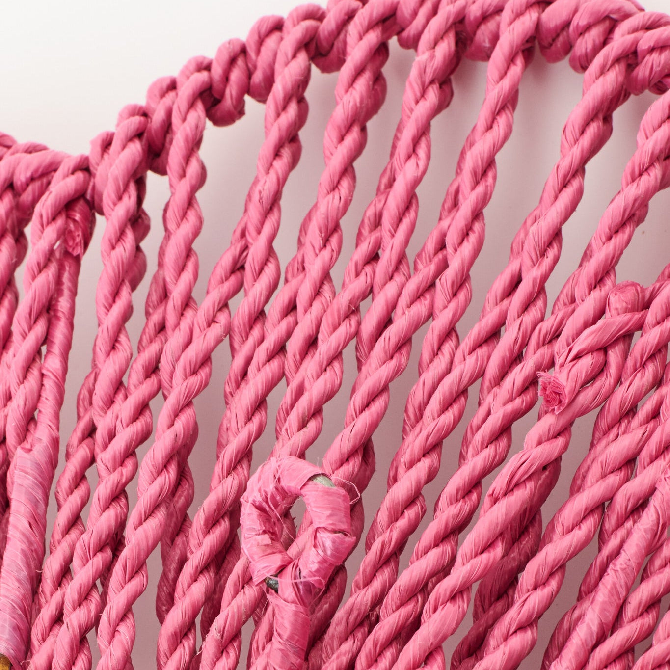 Wandspiegel Raffia Donkerroze J-Line