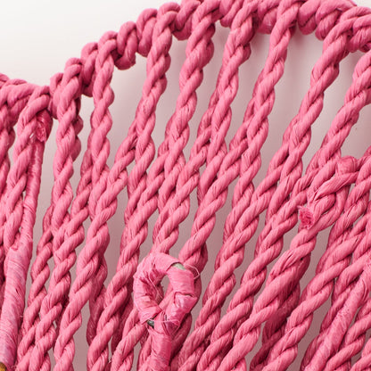 Wandspiegel Raffia Donkerroze J-Line