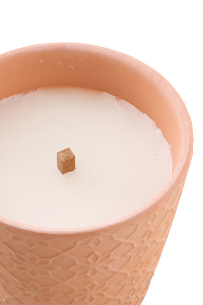 Outdoor Citronellakaars Terracotta Beige J-Line