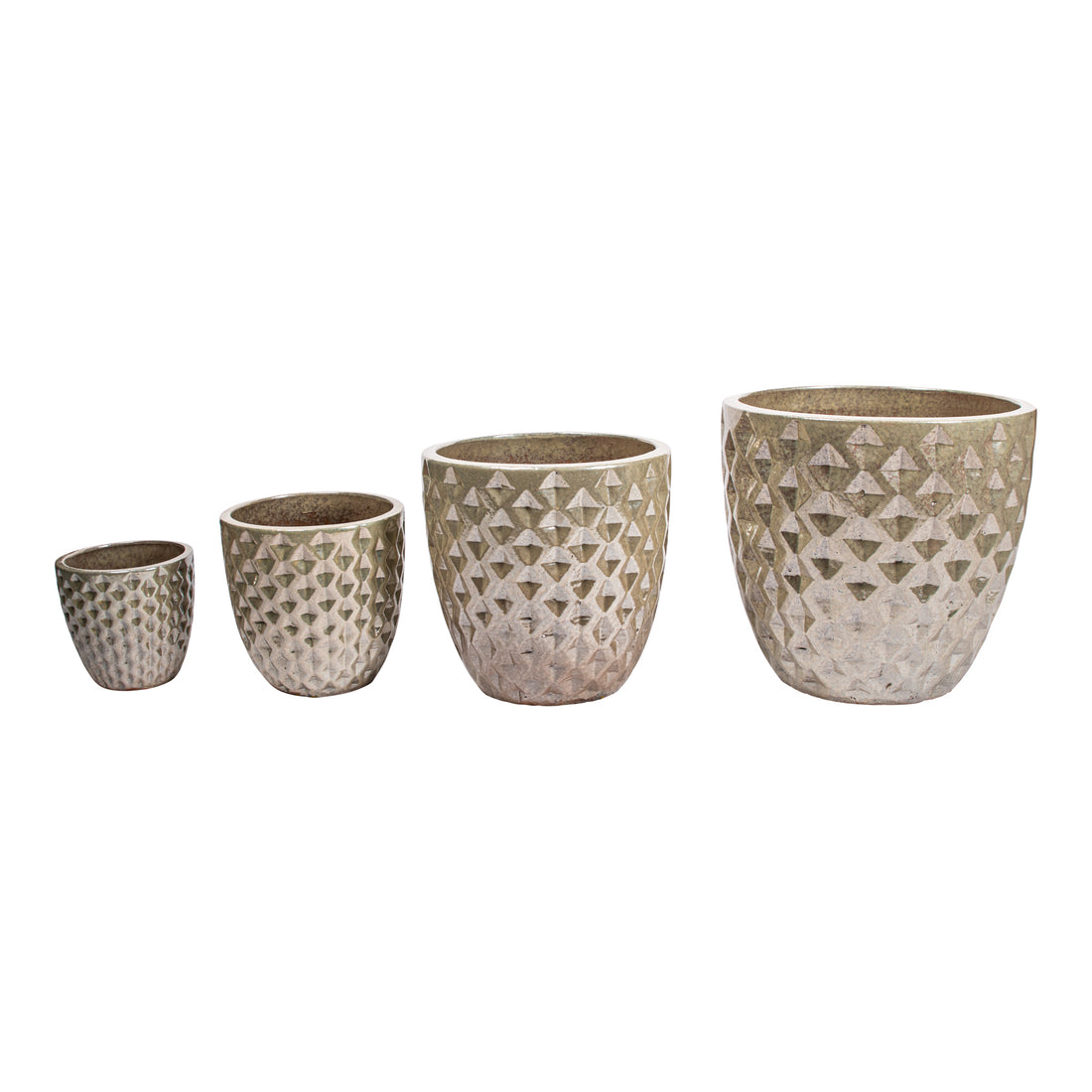 Mindy Pearl Ceramic Bombay Pot Round SV4 PTMD