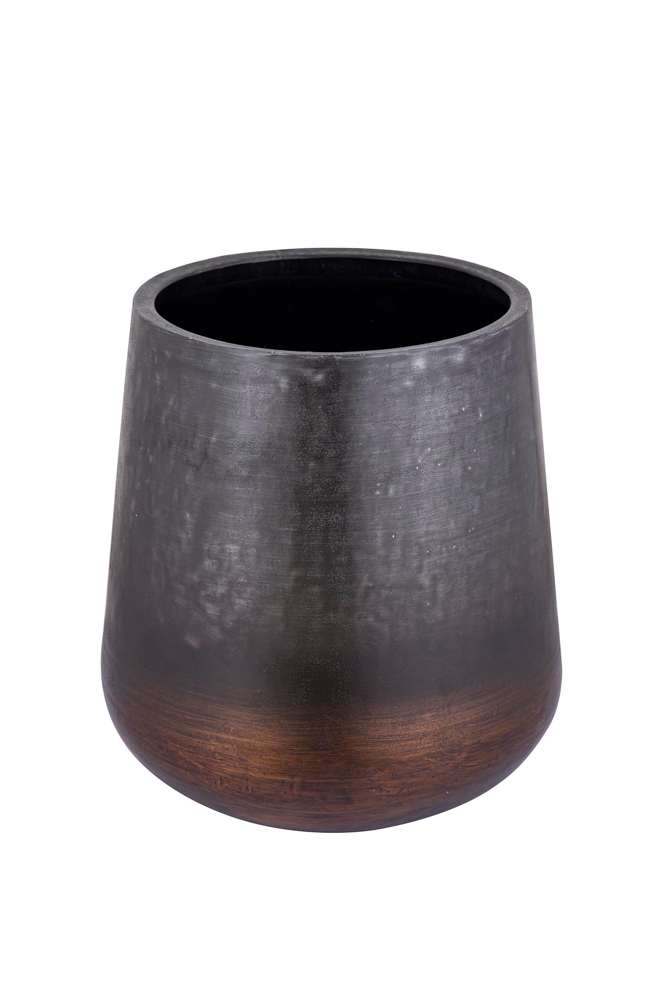 Nouska Black Aluminum Pot With Copper Bottom M PTMD