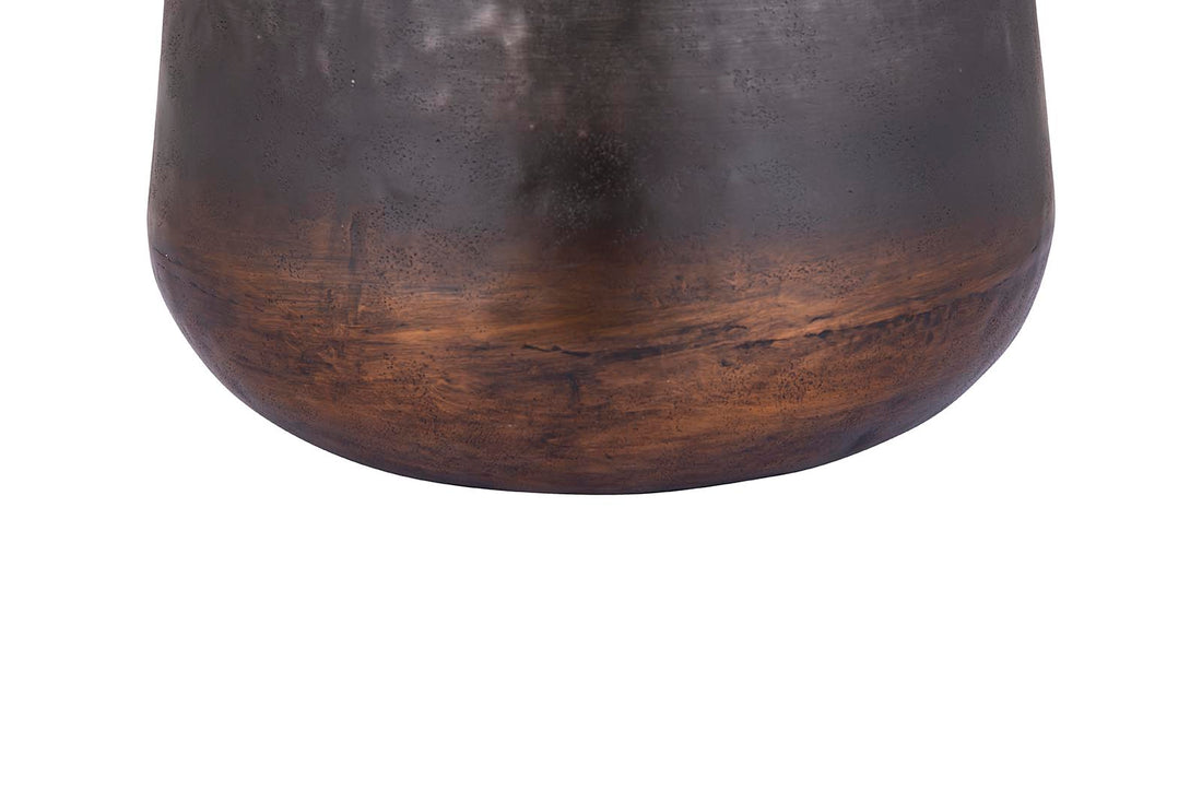 Nouska Black Aluminum Pot With Copper Bottom S PTMD
