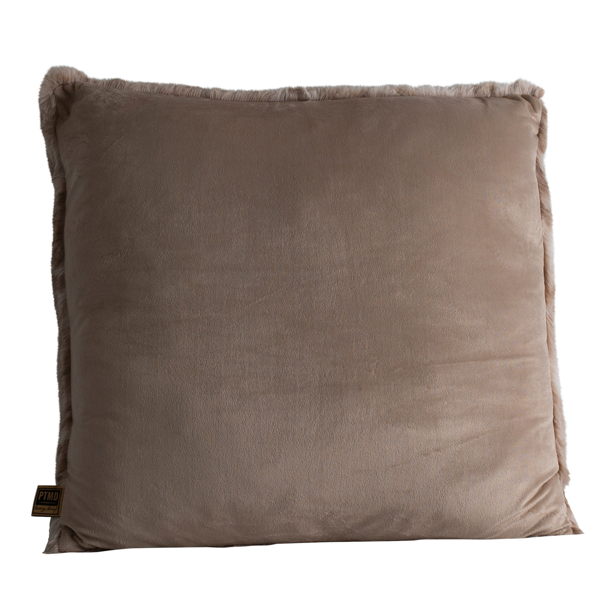 Linde Kissen Beige Samt 60x60cm PTMD