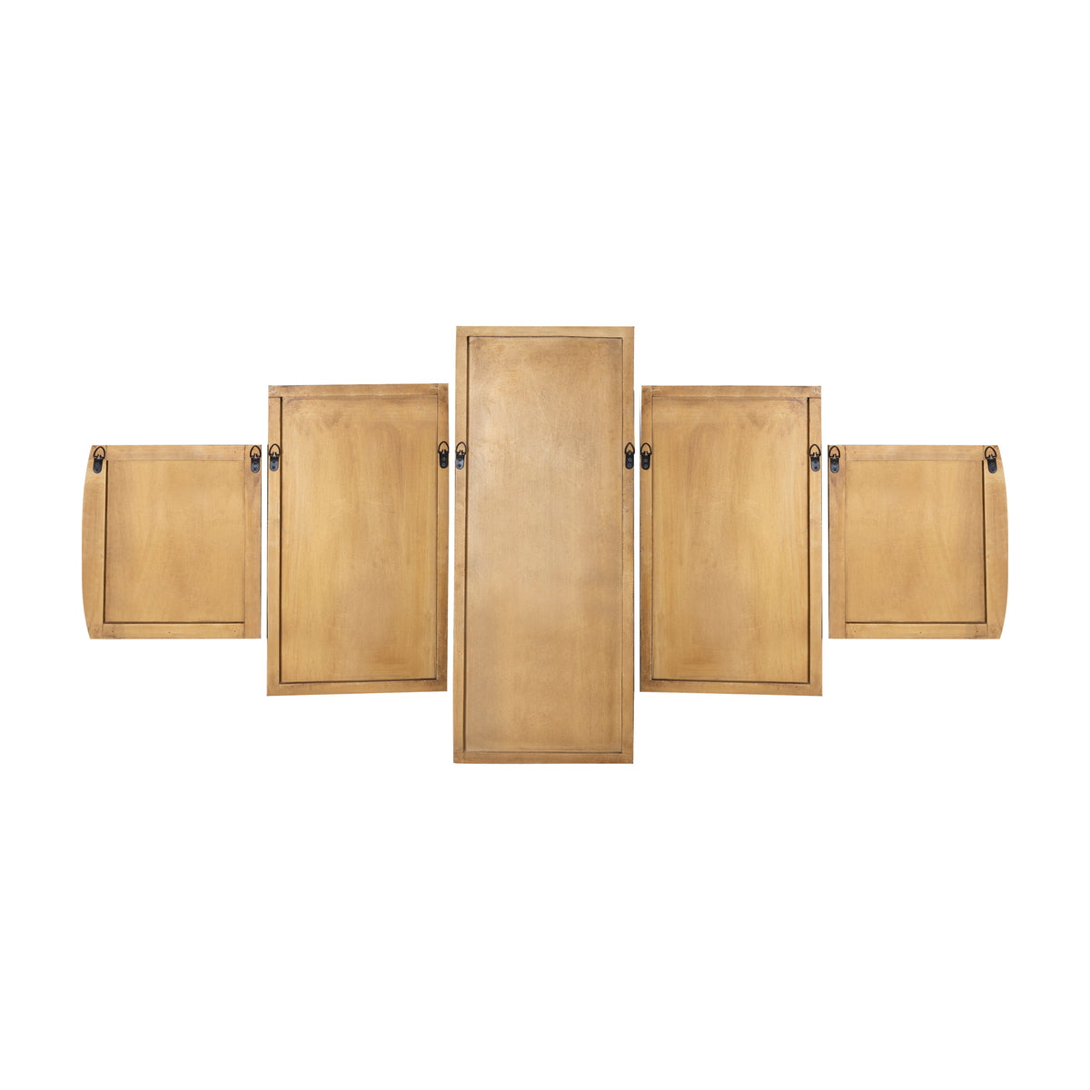 Wandpaneel Sharlene - 180x90cm - MDF - Gold PTMD