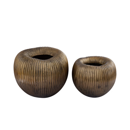 Russen Gold Niedriger Blumentopf Small PTMD