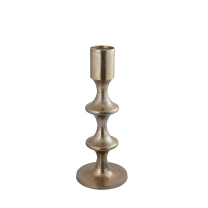 Taika Gold Alu-Rundkerzenhalter Tabs niedrig H73cm PTMD