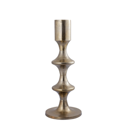 Taika Gold Alu-Rundkerzenhalter Tabs niedrig H73cm PTMD