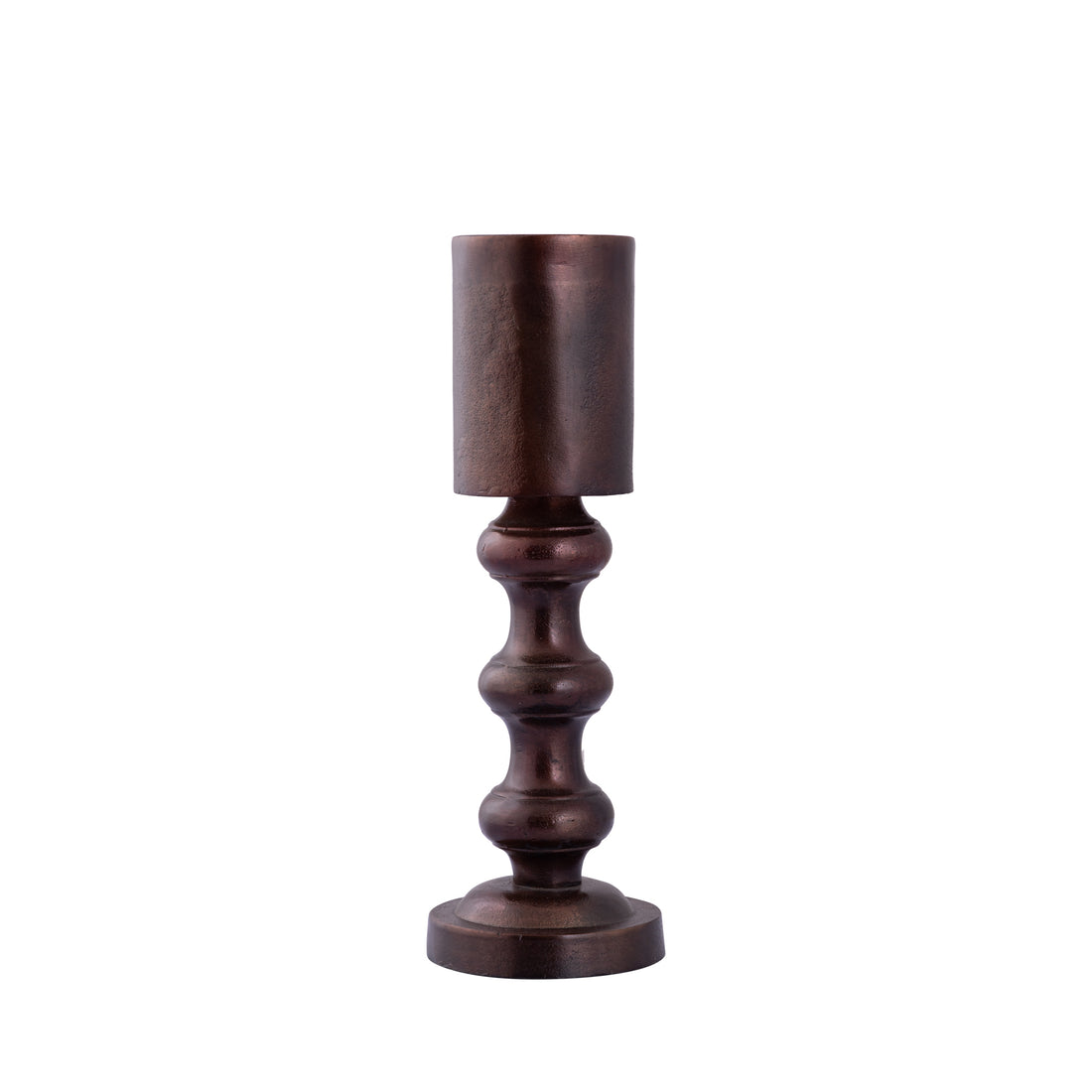 Nessa Copper Alu Kaarshouder With Bulbs M H38cm PTMD