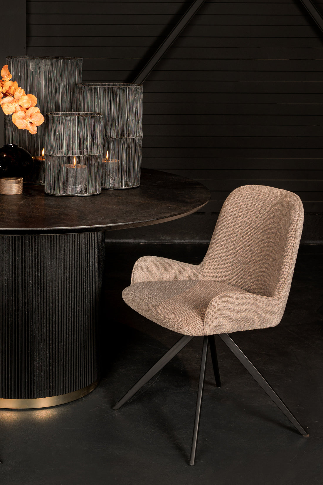 Leander Beige Dining Chair PTMD