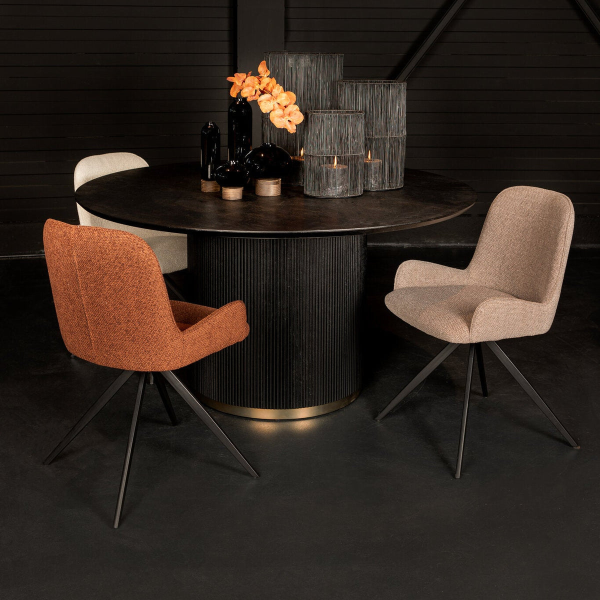 Leander Beige Dining Chair PTMD