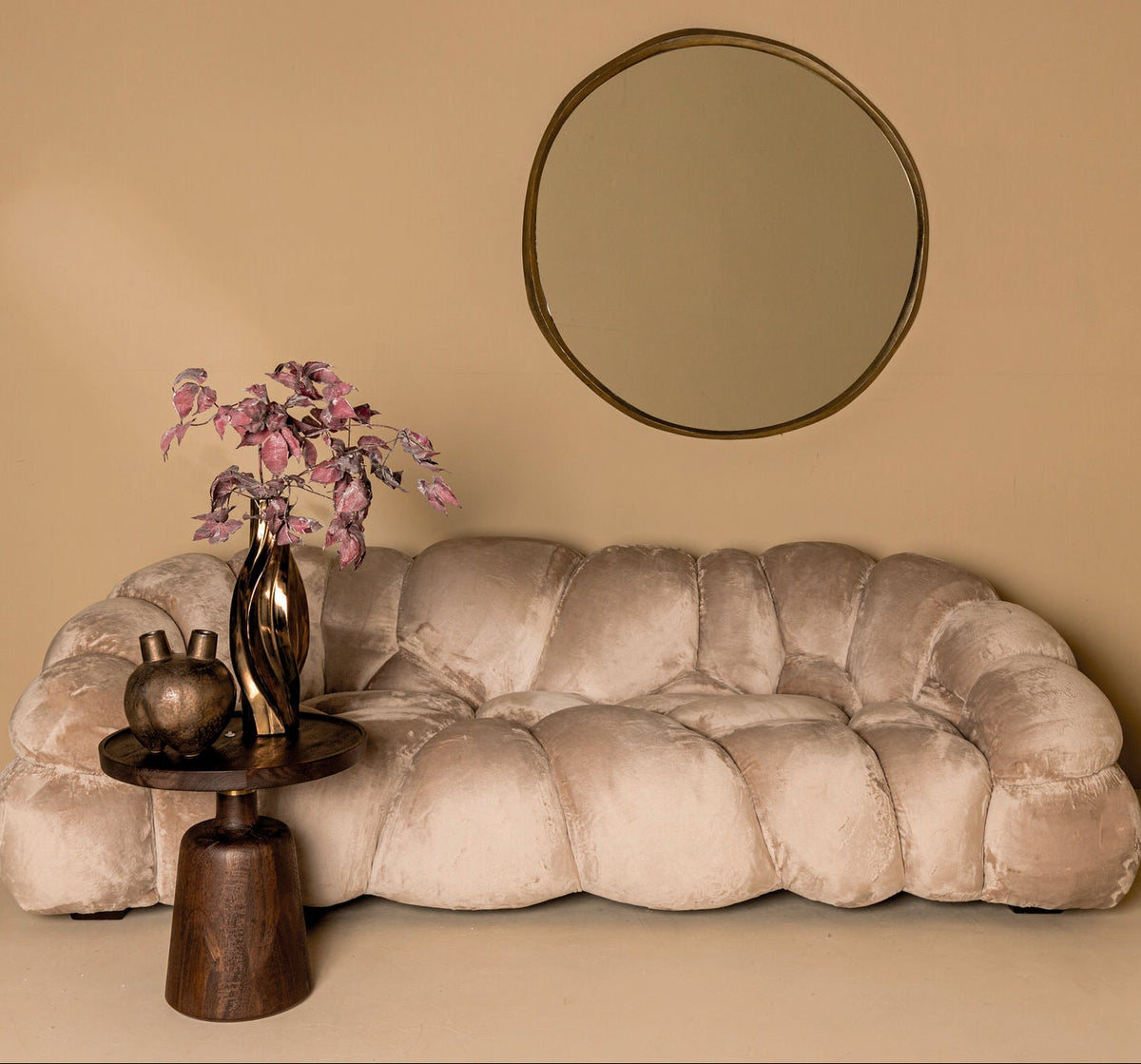 Nubibus Luxe Sofa Dark Taupe PTMD