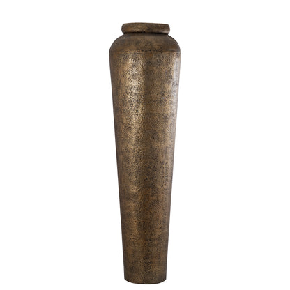 Blumentopf Zavir - 50x50x173 cm - Aluminium - Gold PTMD