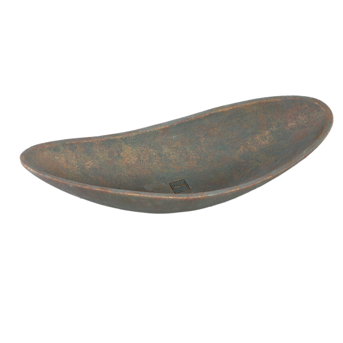 Dawer Grey Cement Bowl Organic Shape L PTMD