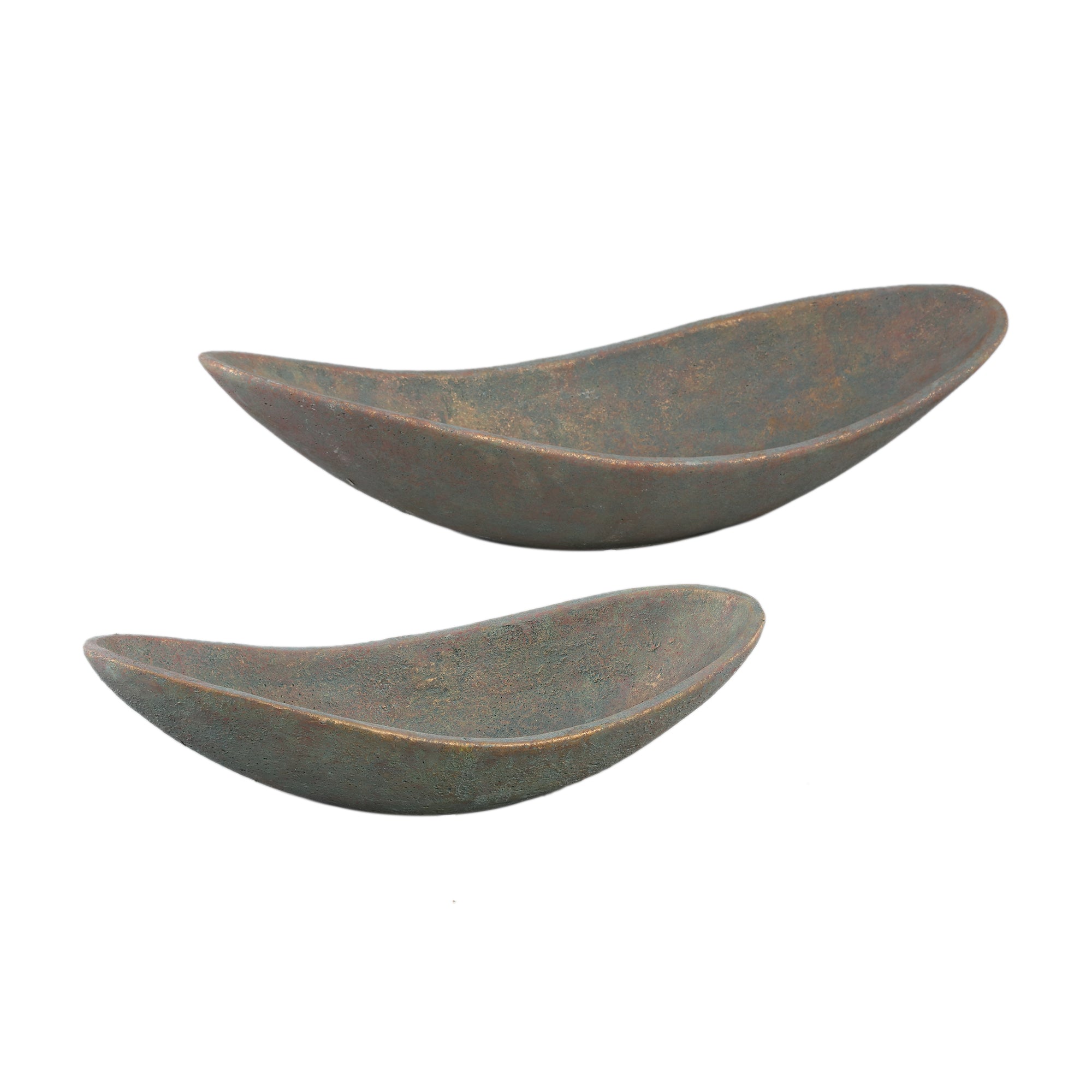 Dawer Grey Cement Bowl Organic Shape L PTMD