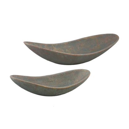 Dawer Grey Cement Bowl Organic Shape L PTMD