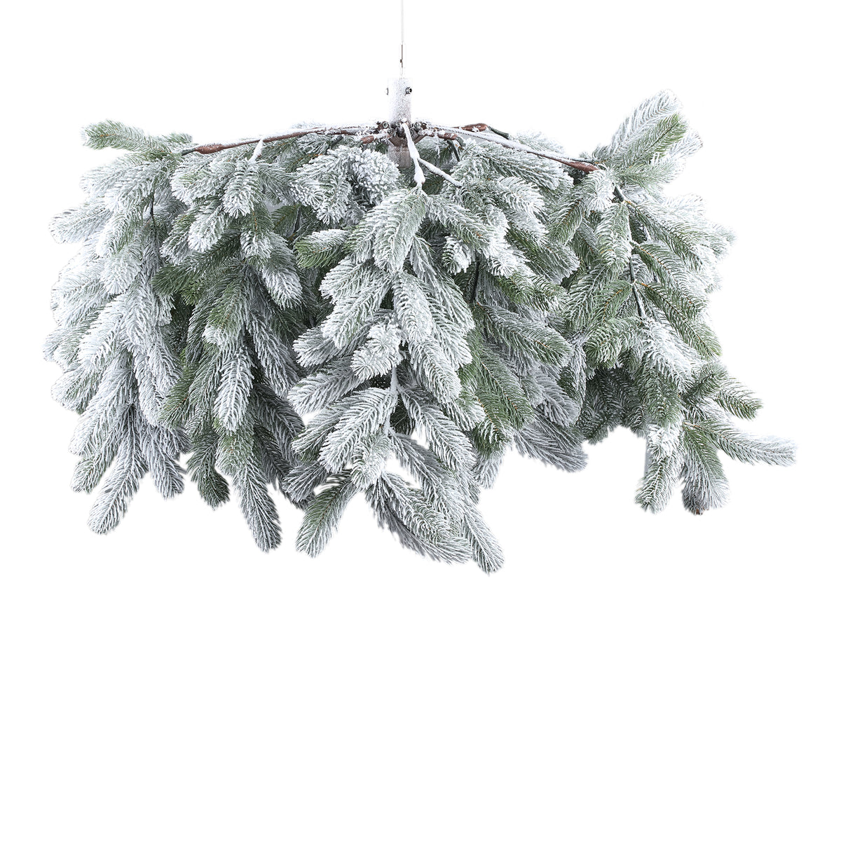 Kersthanger Rosamond - 100x100x50 cm - Pvc - Wit PTMD