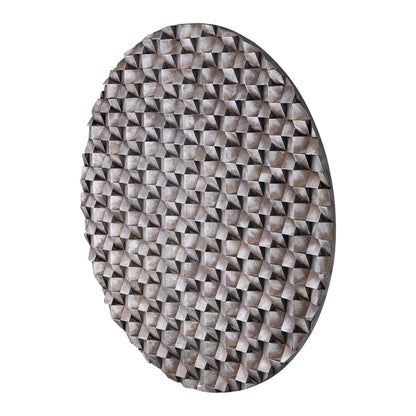 Wandpaneel Zoaya Bronze 3D Rund Groß Ø120cm PTMD