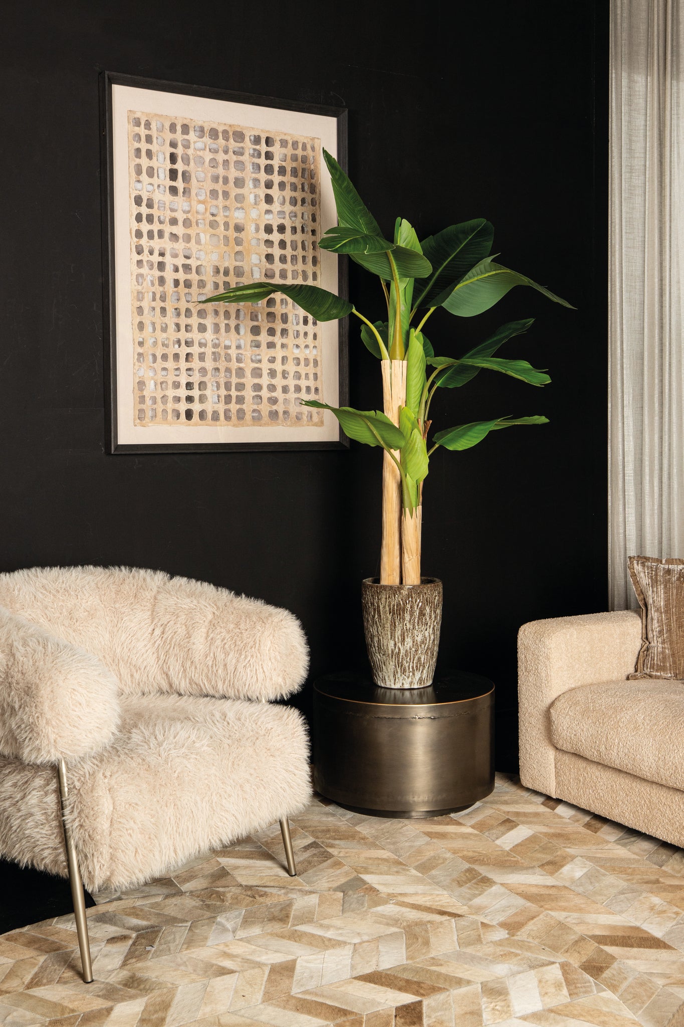 Tree Green PE Real Touch Banana Tree S 110x108x155cm PTMD