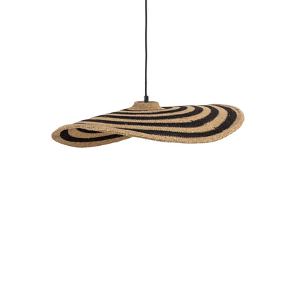 Loulou Natural Wellige Pendelleuchte aus Seegras Klein PTMD
