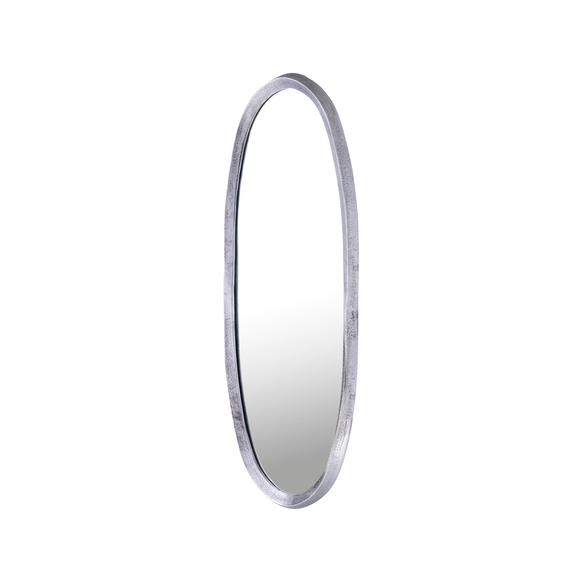 Limera Nickel Alu Oval Mirror Irregular Border S  50x3.5x120cm PTMD