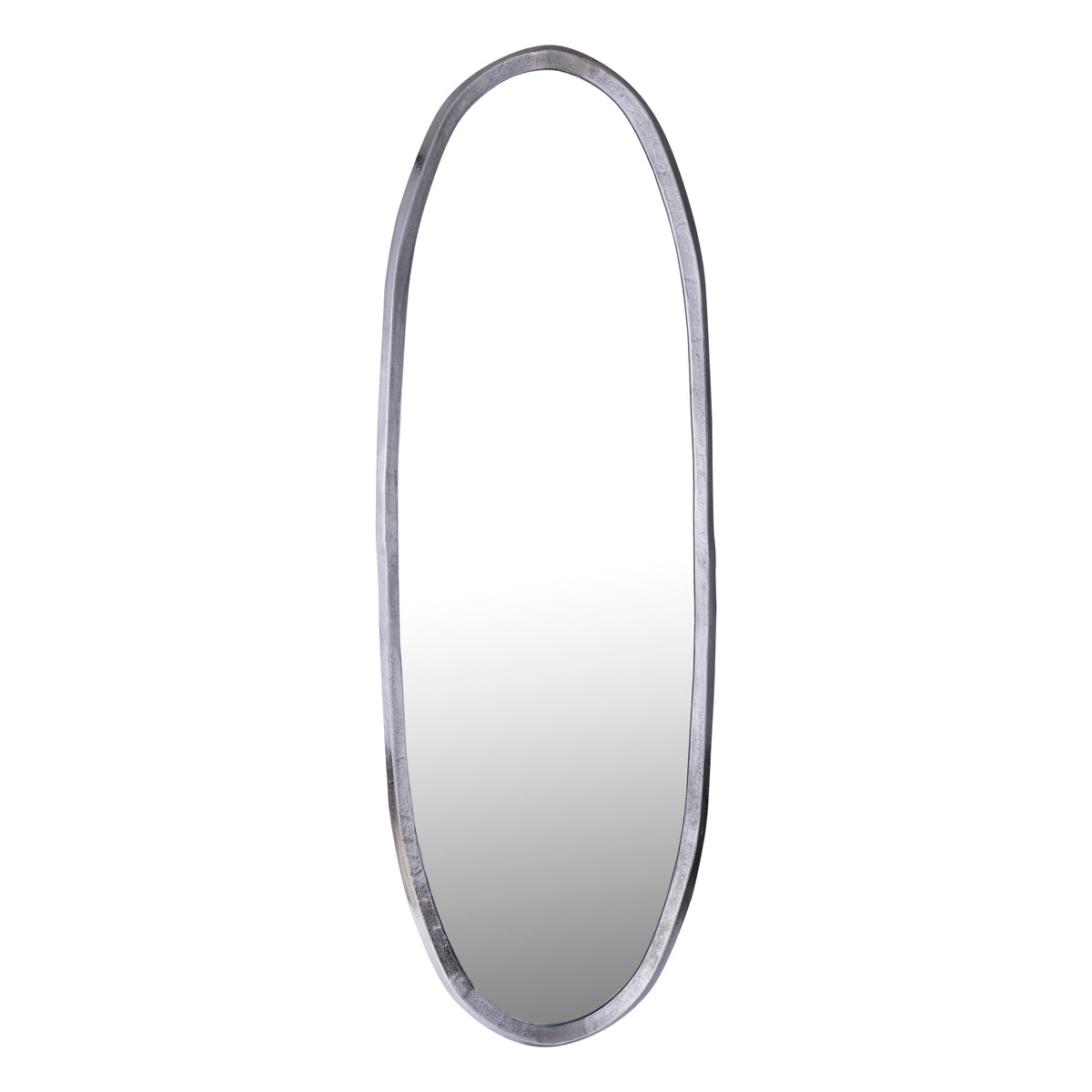 Limera Nickel Alu Oval Mirror Irregular Border L 61x3.5x178cm PTMD