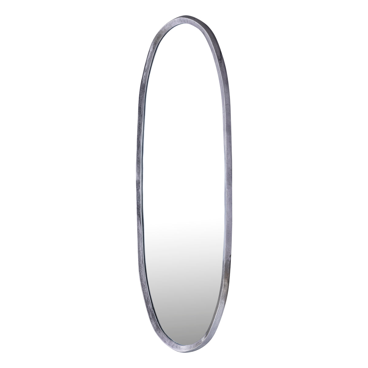 Limera Nickel Alu Oval Mirror Irregular Border L 61x3.5x178cm PTMD