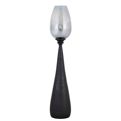 Midi Mangoholz Stormlight Rauchglas Schwarz Groß PTMD