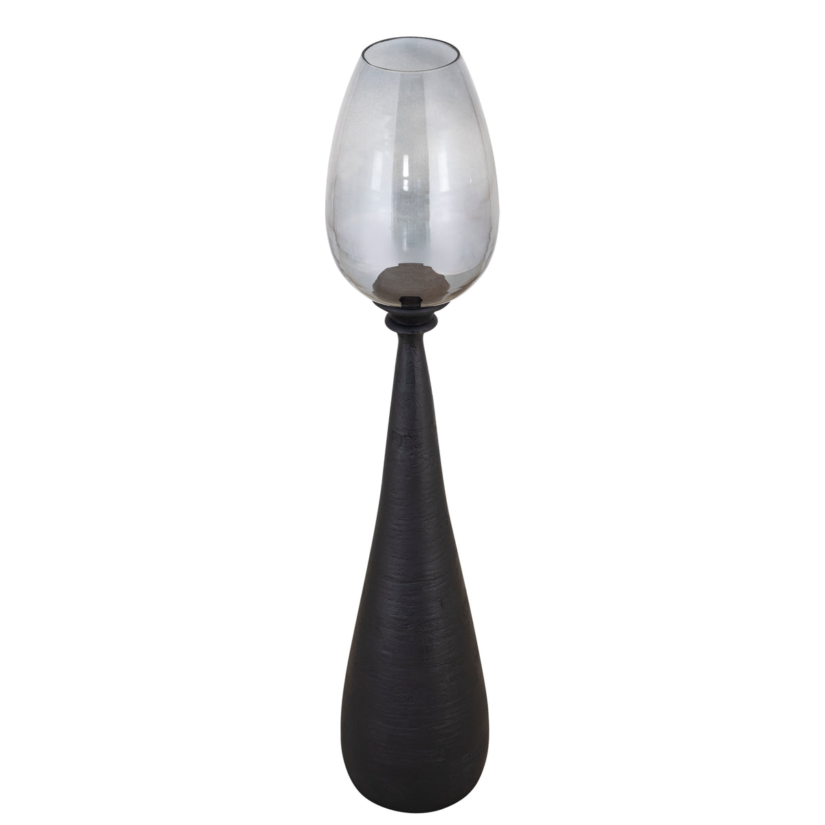 Midi Mangoholz Stormlight Rauchglas Schwarz Groß PTMD
