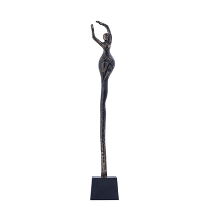 Ciwan Antique Brass alu casted women statue A PTMD
