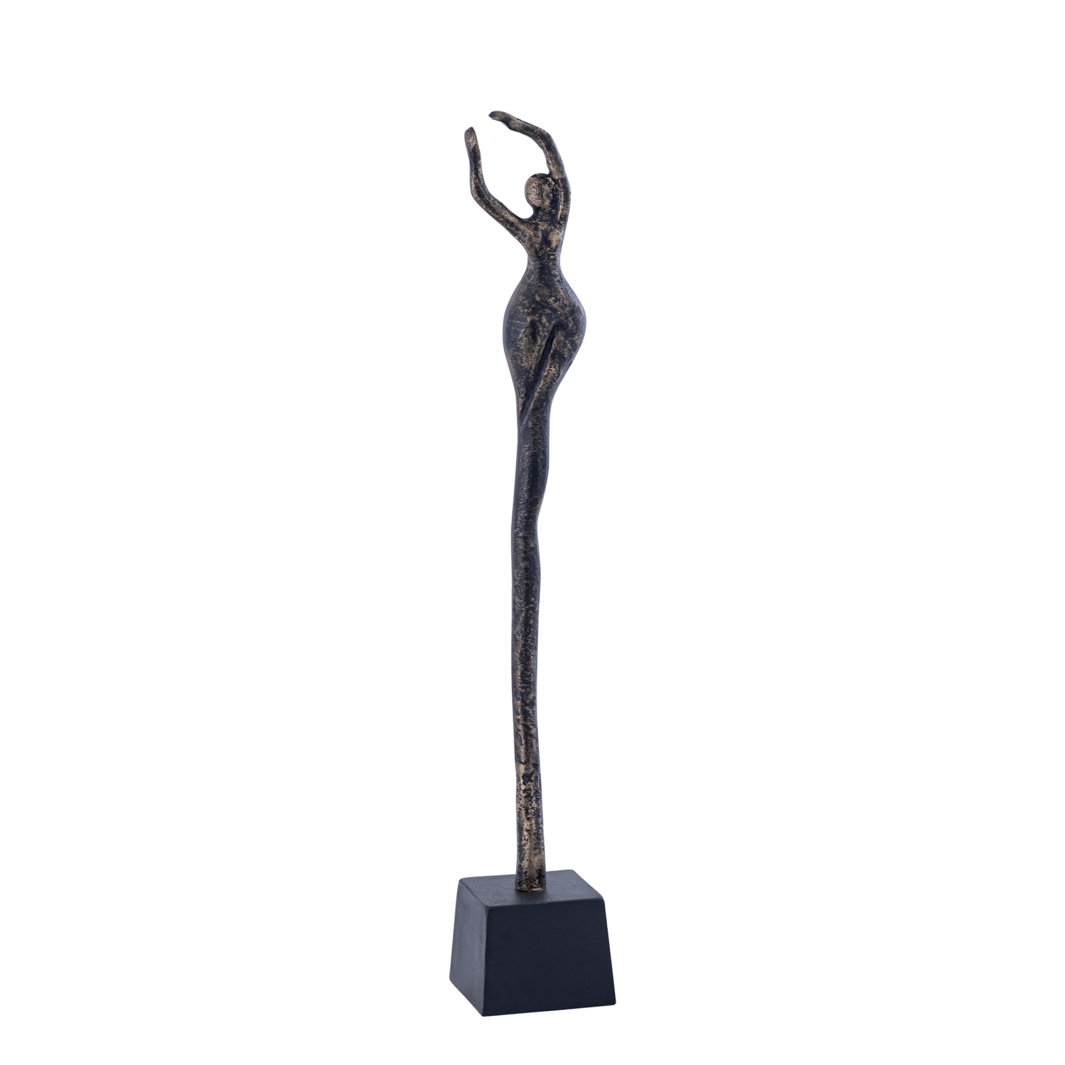 Ciwan Antique Brass alu casted women statue A PTMD