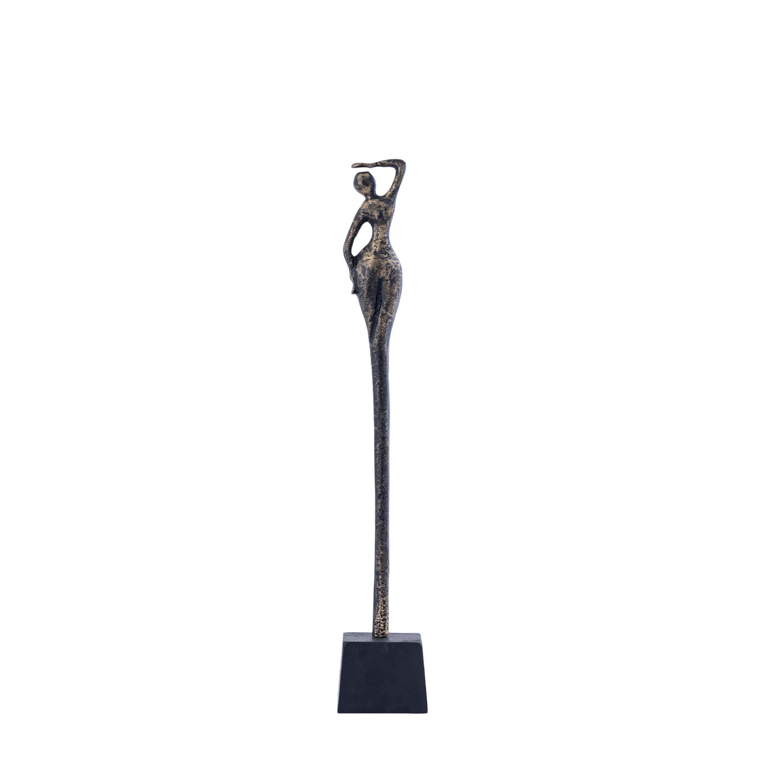 Ciwan Antique Brass alu casted women statue B PTMD