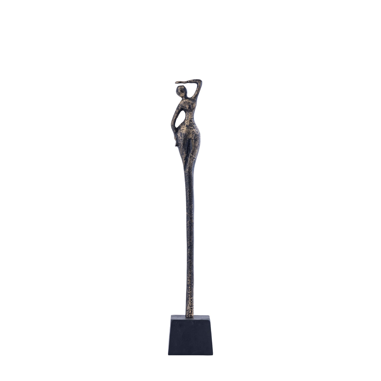 Ciwan Antique Brass alu casted women statue B PTMD