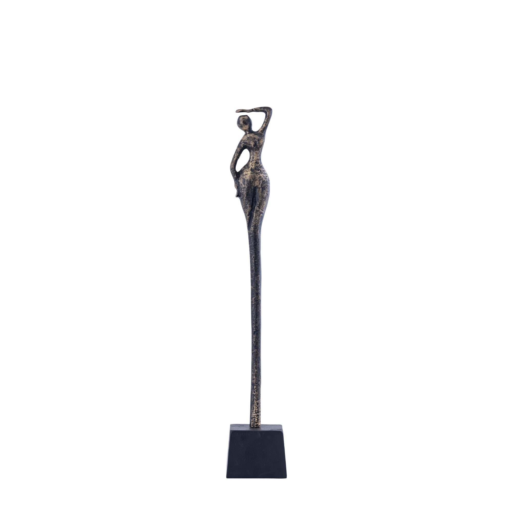 Ciwan Antique Brass alu casted women statue B PTMD