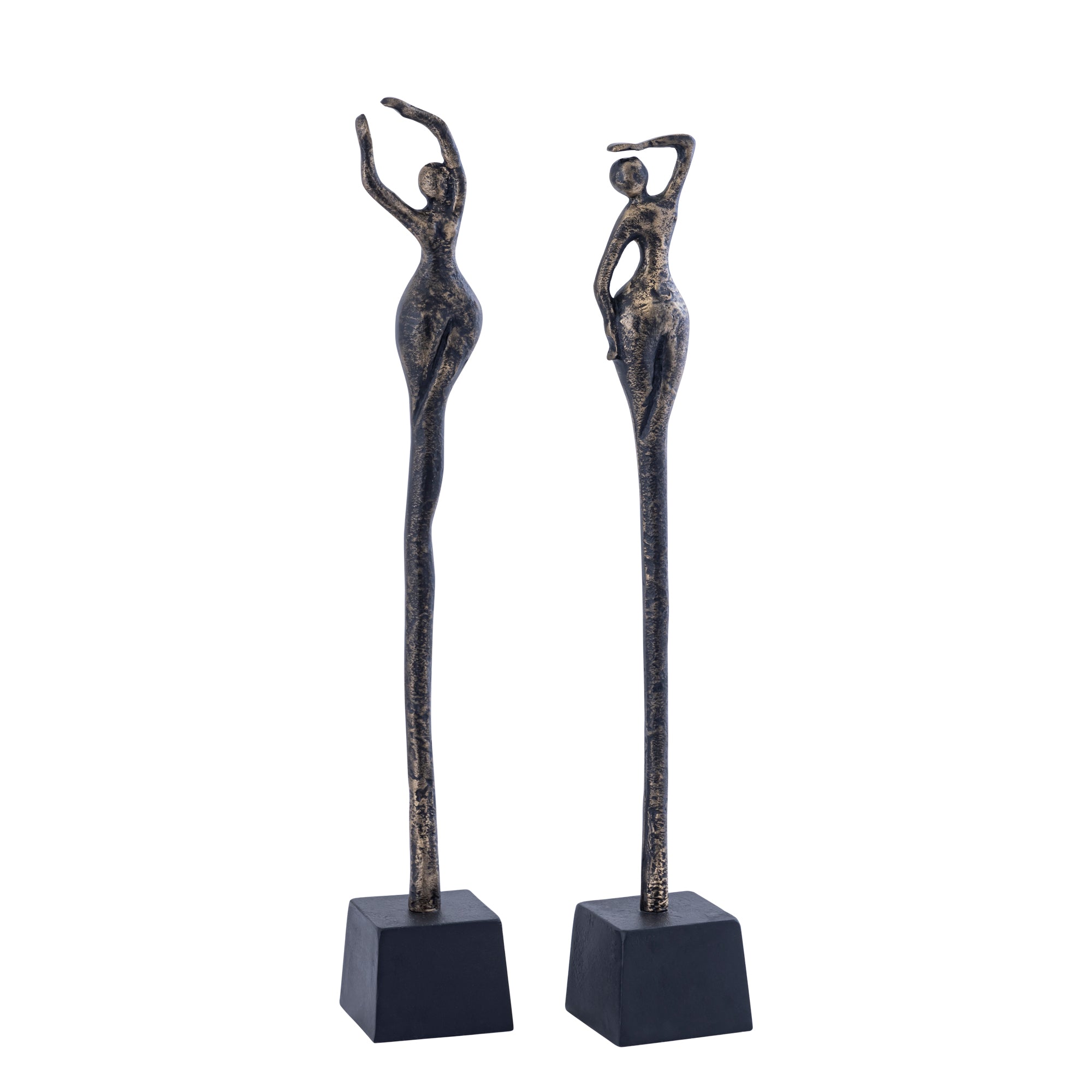 Ciwan Antique Brass alu casted women statue B PTMD