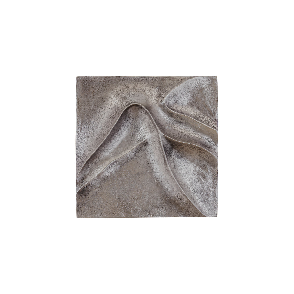 Wandpaneel Gihan S - 42x5x42 cm - Aluminium - Silber PTMD