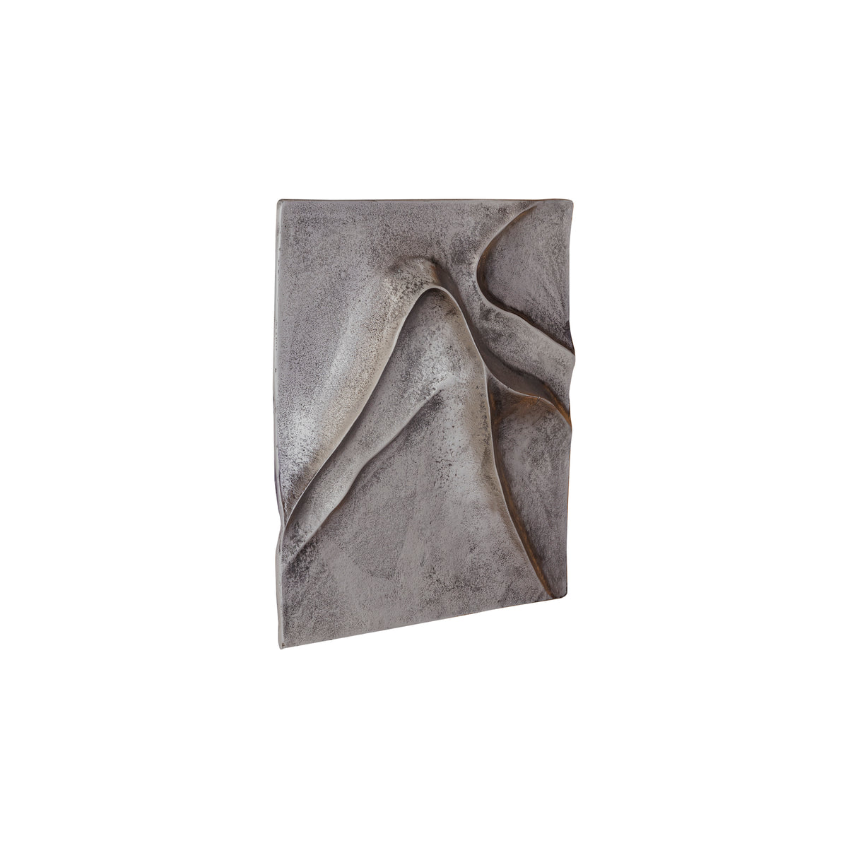 Wandpaneel Gihan S - 42x5x42 cm - Aluminium - Silber PTMD