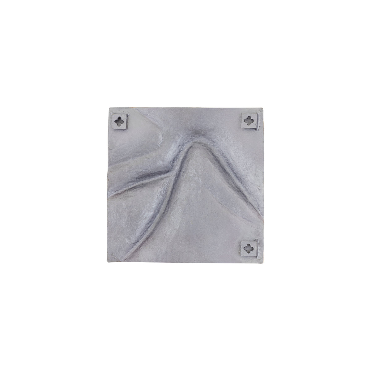 Wandpaneel Gihan S - 42x5x42 cm - Aluminium - Silber PTMD