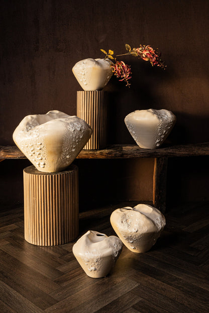 Dangelo Vase Creme Keramik Extra Large PTMD