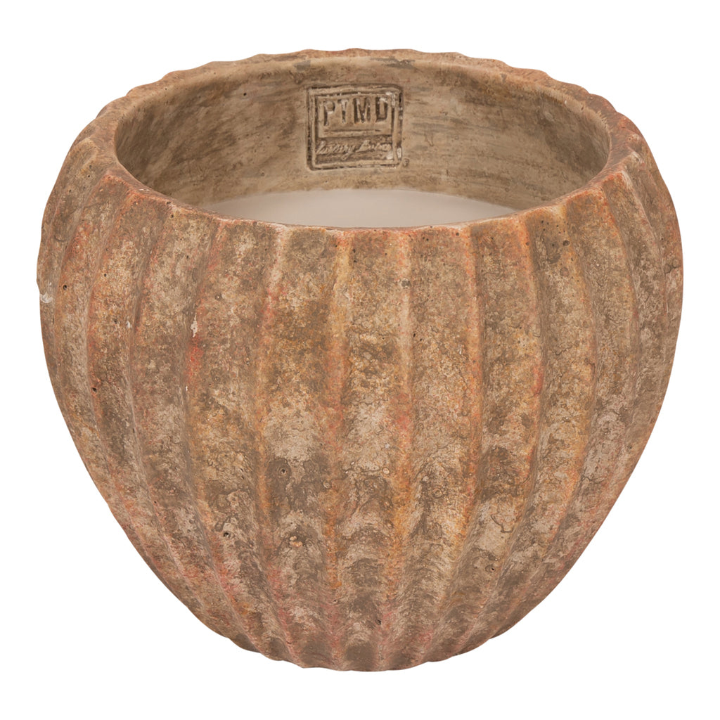 Yasmeene Cement Buitenkaars Bruin Ø20cm PTMD
