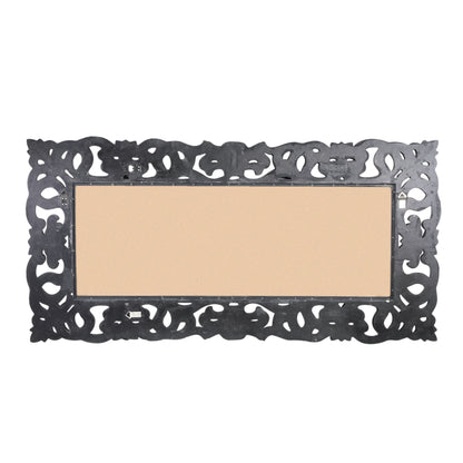 Morrigan Black Poly Classical Mirror Rectangle PTMD